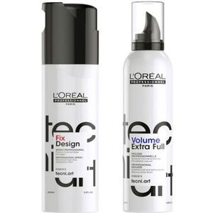 L'Oréal Tecni.art Fix Design 200ml + Full Volume Extra 250ml