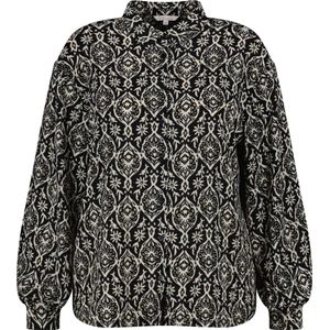 MS Mode Top Top met knoopjes en print