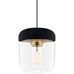 Umage Acorn hanglamp zwart - Ø 14 cm - Goud + Koordset zwart