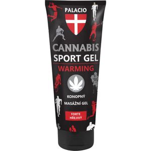Palacio Cannabis Sportgel Forte – Verwarmende Massagegel met Hennepolie & Kruiden – Voor spieren en gewrichten – Ontspannend en herstellend – 200 ml