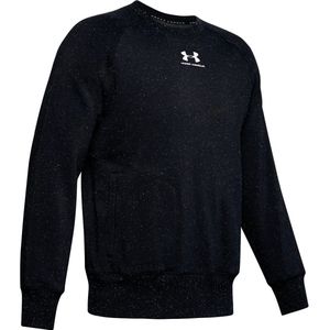 Under Armour Sweatshirt Herren Hoodie peckled Fleece Crew 84569 Schwarz-S