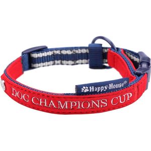 Happy-House Halsband Sportive Rood&Blauw&Lichtgrijs 37x1.5 cm