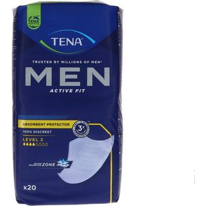 TENA MEN LEVEL 2- 4 x 20 stuks voordeelverpakking