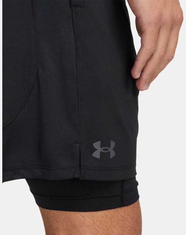 Under Armour - Tech Vent 2In1 Shorts - Sportshorts - Zwart