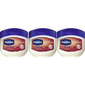 Vaseline Pure Petroleum Jelly Cacoa - Voordeelverpakking 3 x 100 ml