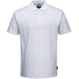 Portwest - AS21 - Poloshirt - Wit - Antistatisch ESD