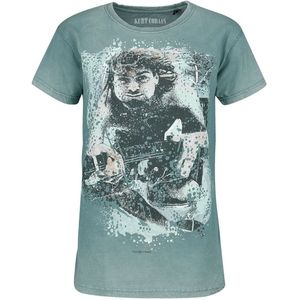 Kurt Cobain Guitar Dames T-shirt - turquoise - L