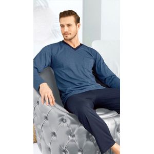 Heren Huispak / Pyjama Ernesto / Plus Sizes / Indigo kleur / 3XL