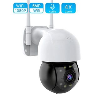 Zoncent 1080P PTZ Wifi Surveillance Camera Outdoor 4X Digitale Zoom IP Camera Draadloze H.265 P2P Audio Beveiliging CCTV camera