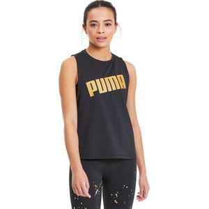 Puma Metal Splash Adjustable Mouwloos T-shirt Zwart XS Vrouw