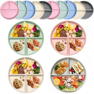 Onbreekbare gedeelde platte borden - 10 stuks - duurzaam en stevig