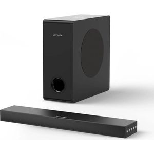 Ultimea - Nova S50 - Soundbar - 2.1 Soundbar voor TV - Luidsprekers - Luidsprekerkabels - Speaker - 190W - 87dB - 45Hz-20KHz - Zwart