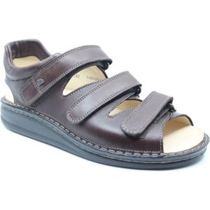 Finn Comfort, TUNIS, 01511-676130, Bruine heren sandalen wijdte H