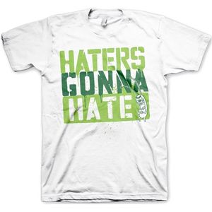 SpongeBob SquarePants Haters Gonna Hate T-Shirt White-L