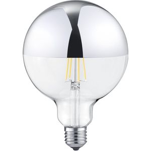 LED Lamp - Filament - Torna Limpo XL - E27 Fitting - 7W - Warm Wit 2700K - Dimbaar - Glans Chroom - Glas
