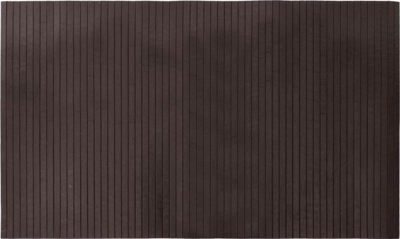 vidaXL - Vloerkleed - Donkerbruin - Rechthoekig 60x100 cm