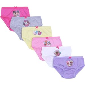6x meisjesslipjes LOL Surprise 2-3 jaar 98 cm