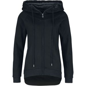 R.E.D. Rock-Engineered Design Zwart lang sweatjack - Dames - S