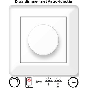 Freelux - Astro - Tijdschakelaar - Signaal wit glans - Bluetooth - Led Dimmer - 230VAC - 250VA/1,1A