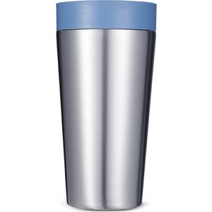 Circular & Co - Travel Mug - Koffiebeker To Go - Coffee To Go Beker - 340 ml - Stainless Steel - Rockpool Blue - 12oz – Duurzaam