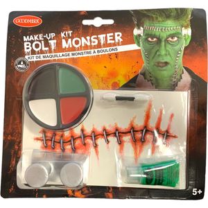 Halloween schminkset Bolt Monster - make up kit compleet horror thema