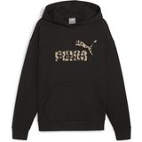 PUMA ESS+ ANIMAL Hoodie TR Dames Trui - Puma Black