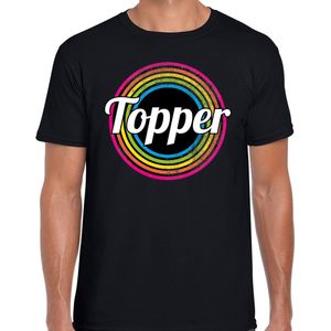 Topper fan t-shirt zwart voor heren - Toppers supporter shirt S