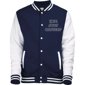 College Vest Gepersonaliseerd - Baseball Vest met eigen opdruk - Varsity Jack met jouw ontwerp