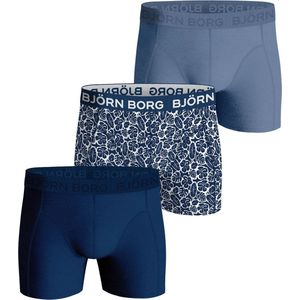 Björn Borg Cotton Stretch boxers - heren boxers normale lengte (3-pack) - multicolor - Maat: XS