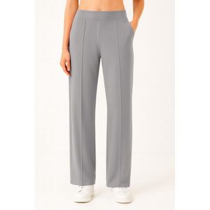 Smith & Solo Joggingbroek Dames - Broek Viscose Volwassenen Rechte Pijp - Grijs S