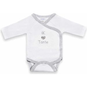 Funnies Romper Ik 'Hartje' Tante met grijze bies