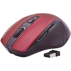 Draadloze Computermuis 2,4 Ghz G-528 Rood