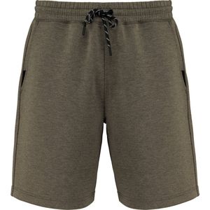 SportBermuda/Short Heren S Proact Light Khaki Heather 94% Polyester, 6% Elasthan