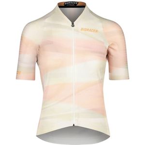 Bioracer Flandrien Series Puncheur Icon - Fietsshirt Dames Korte Mouw - Beige - Maat XL