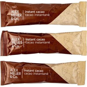 Instant Cacao Sticks Grote doos 25 zakjes 20 gram Alex Meijer