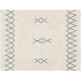 Lorena Canals - Wasbaar Vloerkleed - Altas Natural - Vintage Blue - 170 x 240 cm