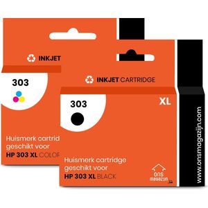 G&G Voordeelset Cartridges - HP 303XL Zwart en XL Kleur