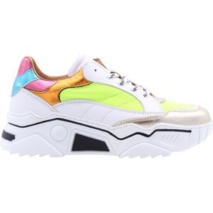 Dames Sneakers Dwrs VENUS Neon White/Neon Yellow - maat 37