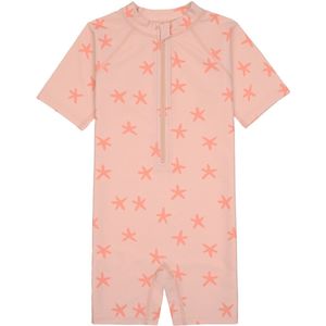 Lässig Zwempak met Korte Mouwen - Starfish - Peach - Maat 86