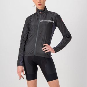 Castelli SQUADRA STRETCH fietsjas Dames Light Black/Dark Gray - Vrouwen - maat XS