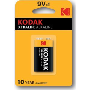 Kodak Xtralife Wegwerpbatterij 9V Alkaline