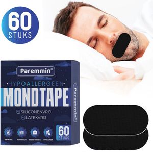 Hypoallergeen Mondtape 60 Stuks - Extra Comfortabel - Mond Tape - Anti Snurk - Mouth tape - Stevige Plakstrip – Slaaptape – Myotape - Mondpleisters
