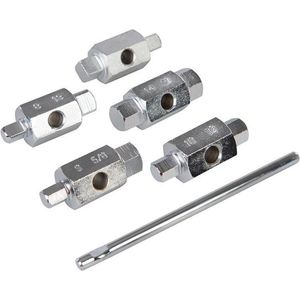 6 Delige carterplug carter sleutel plug bit set motors versnellingsbakken assen.