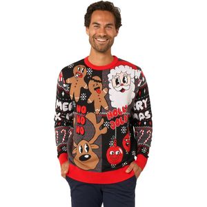 OppoSuits Merry Jinglejoy Sweater - Foute Kersttrui - Wollen Trui - Maat XL