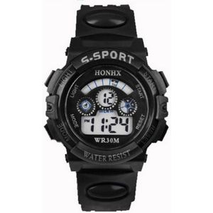 Hidzo S-Sport Horloge - Zwart