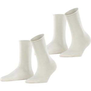 Dames Sokken Basic Pure Multipack W So Katoen Unikleur 2 Paar Wit Off-White 35-38