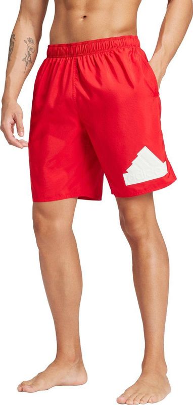 adidas - Sportswear Logo CLX - Zwemshort - Rood - Heren