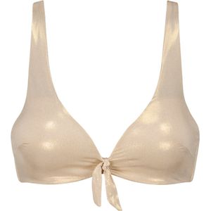 Beachlife Gold Champagn Dames Bikinitopje - Maat C36