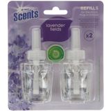 At Home - Elektrische Luchtverfrisser - Lavendel - 2x19ml Navulling