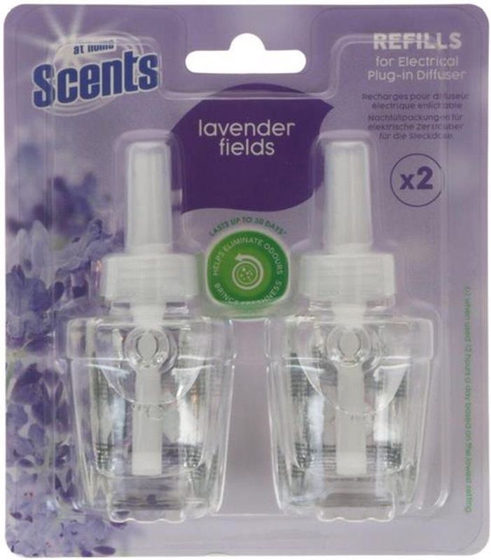 At Home - Elektrische Luchtverfrisser - Lavendel - 2x19ml Navulling